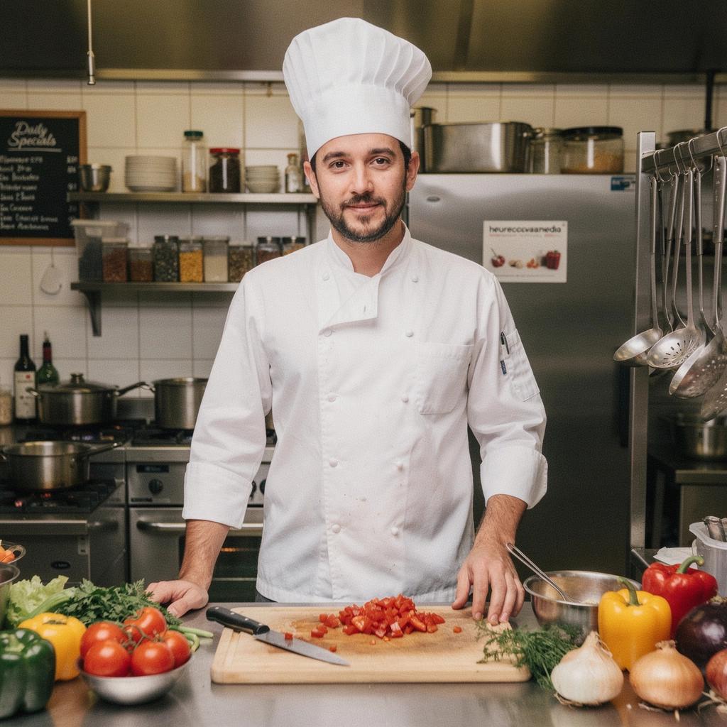 Ein Catering-Fahrzeug, das frische Lebensmittel zu einem Veranstaltungsort transportiert.